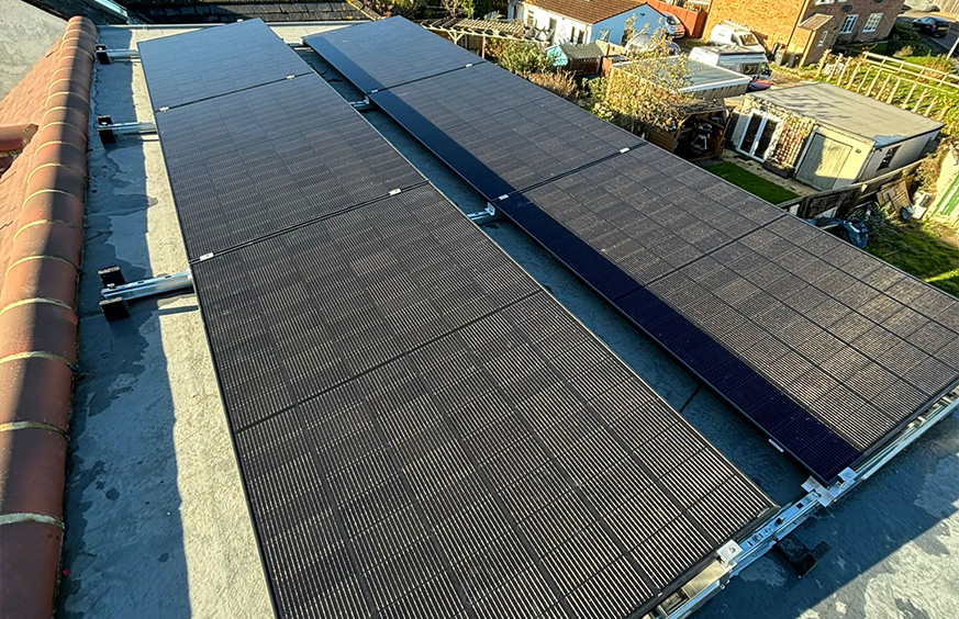 Flat Roof Solar Panels uk